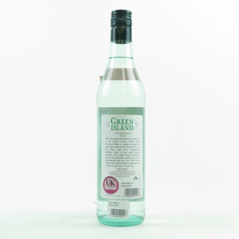 High resolution image of Green Island Overproof Rum 2007