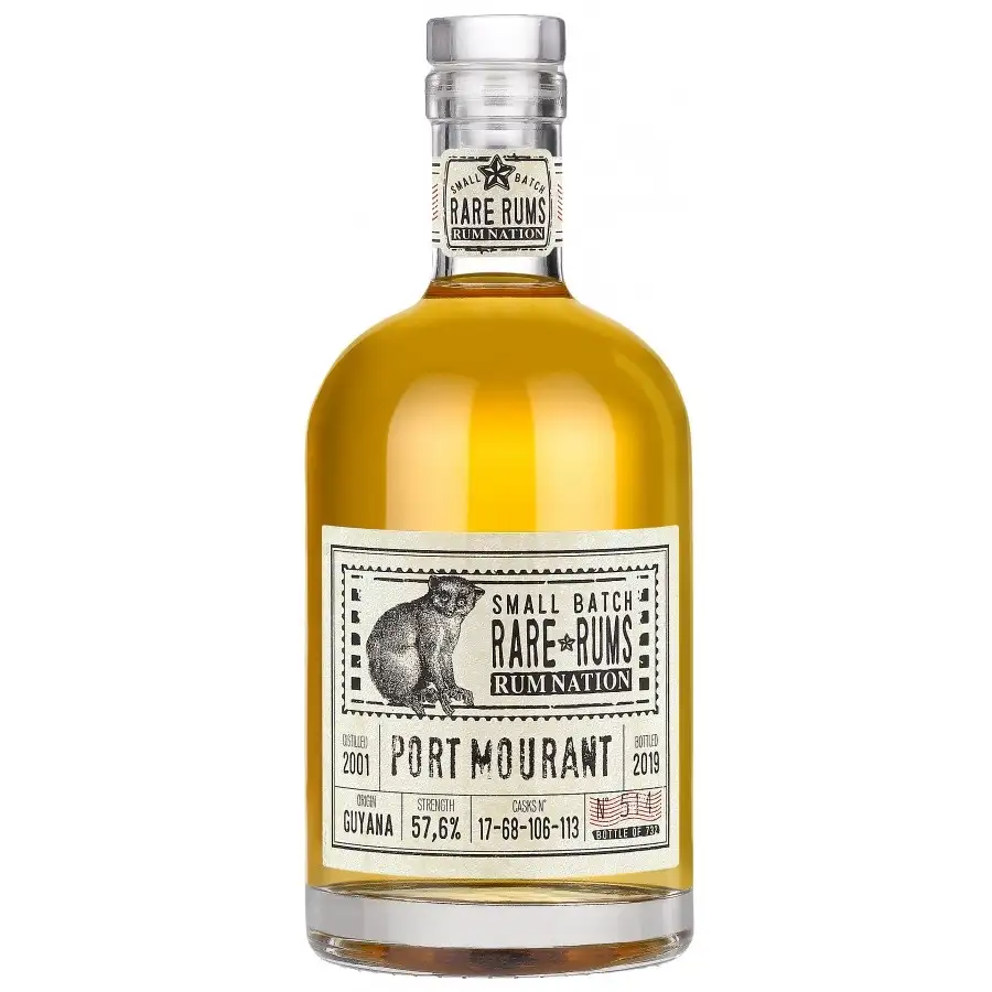 Bottle of Rum Nation Port Mourant Small Batch Rare Rums 2001