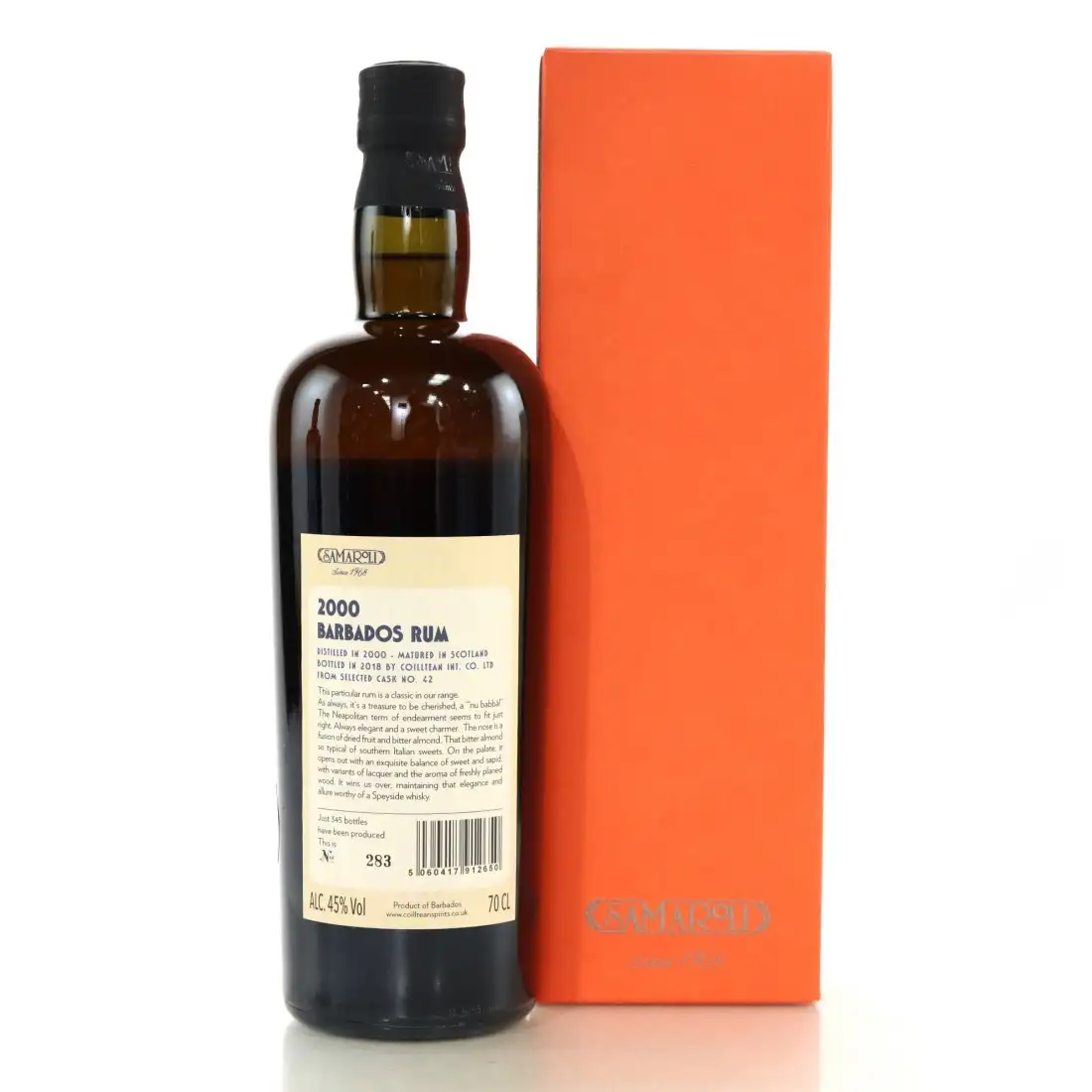 High resolution image of Samaroli Mount Gay Barbados Rum 2000