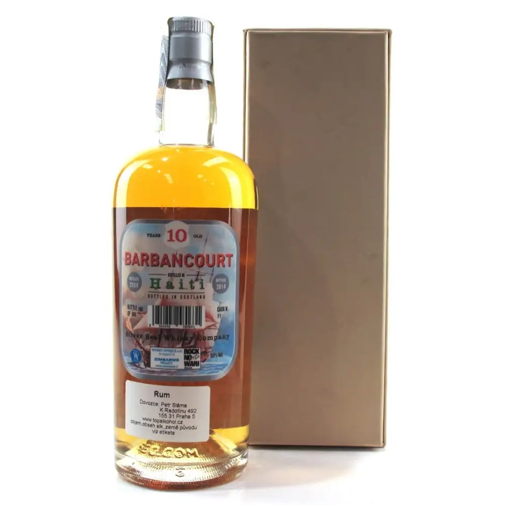 High resolution image of Silver Seal Barbancourt Haiti 2004