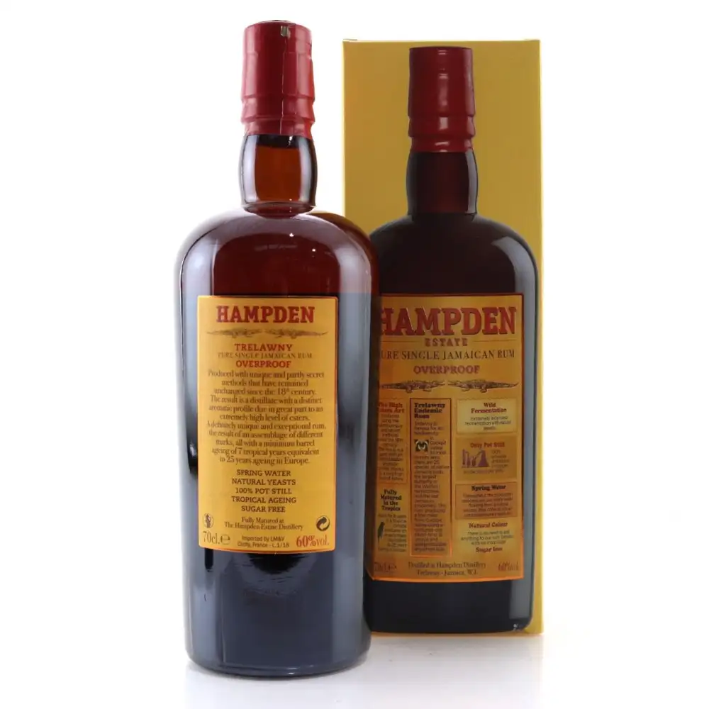 High resolution image of Hampden Pure Single Jamaican Rum Overproof