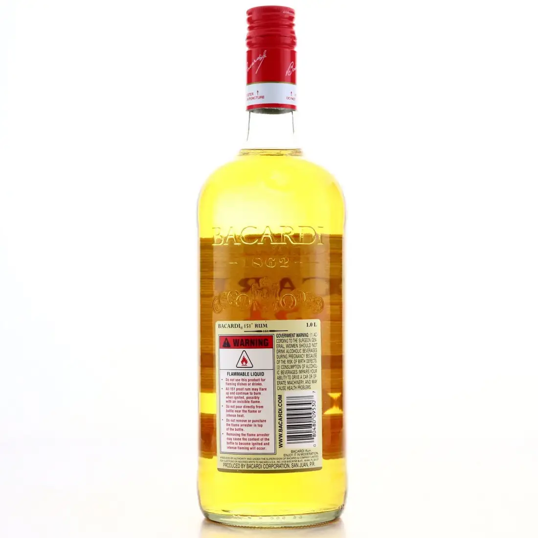 High resolution image of Bacardi 151