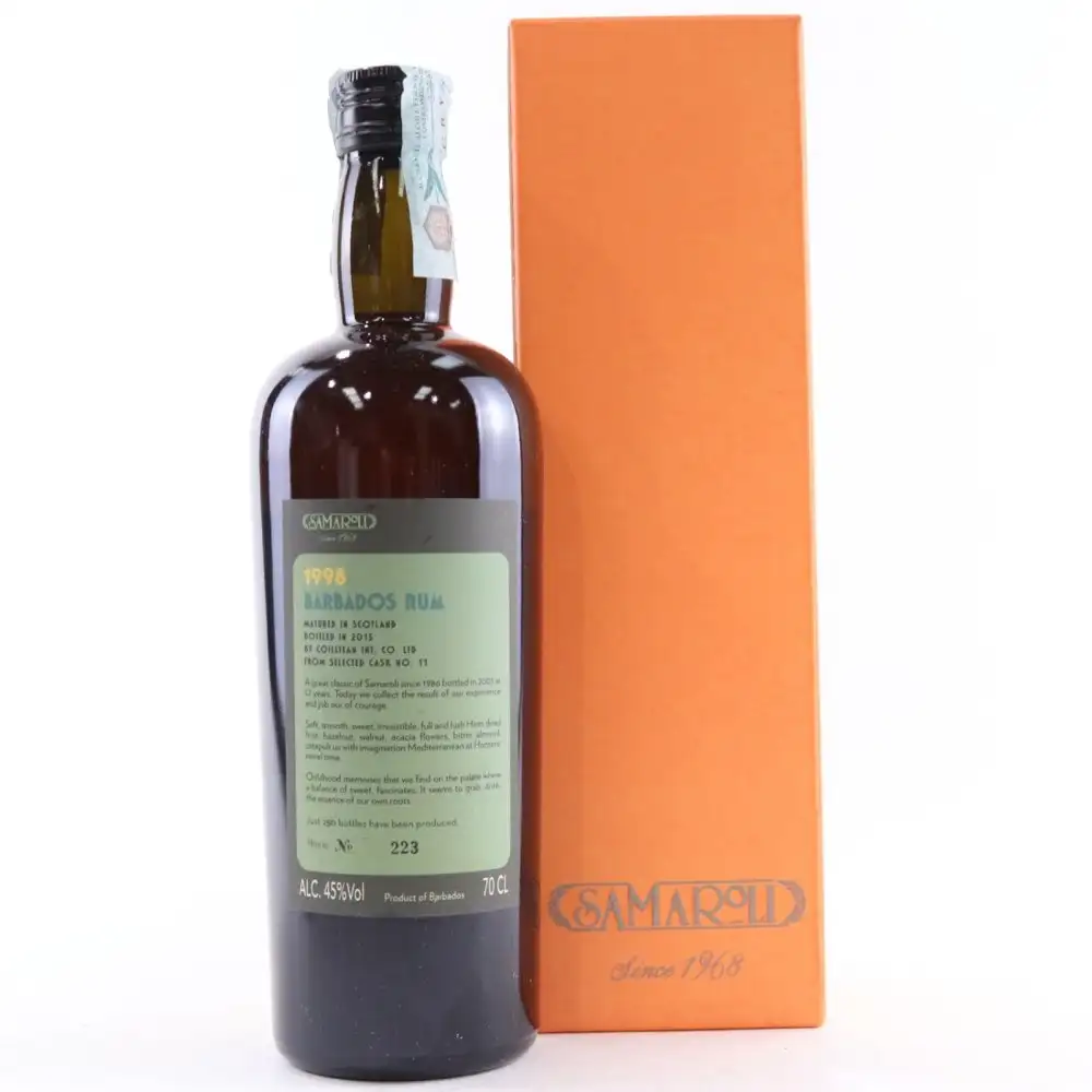 Image haute résolution de Samaroli Barbados Rum 1998