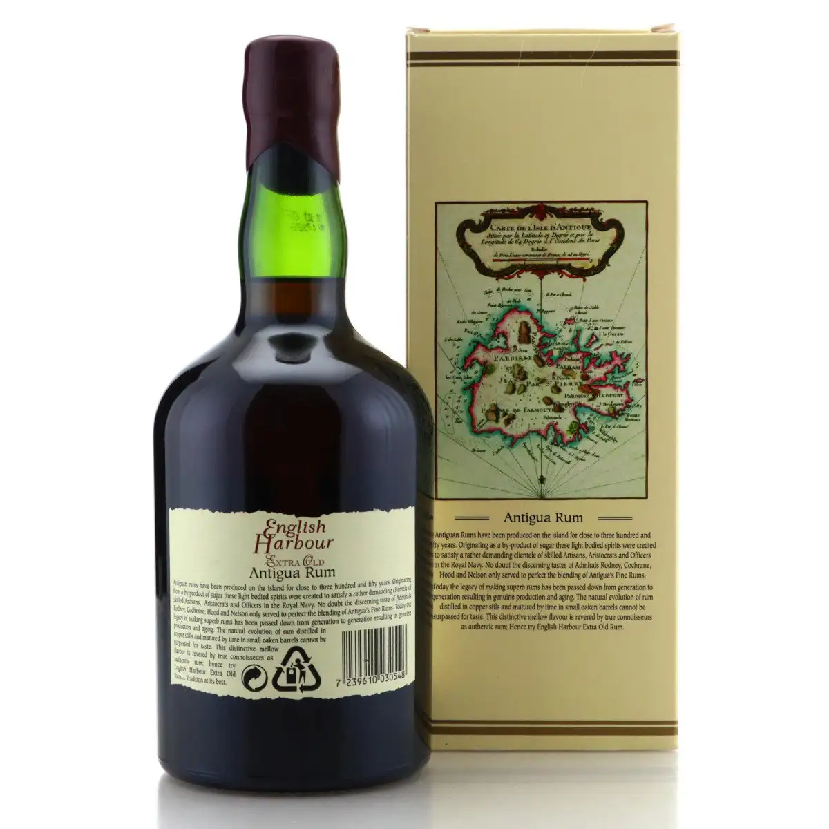 Image haute résolution de The Antigua Distillery English Harbour Extra Old Antigua Rum 1981