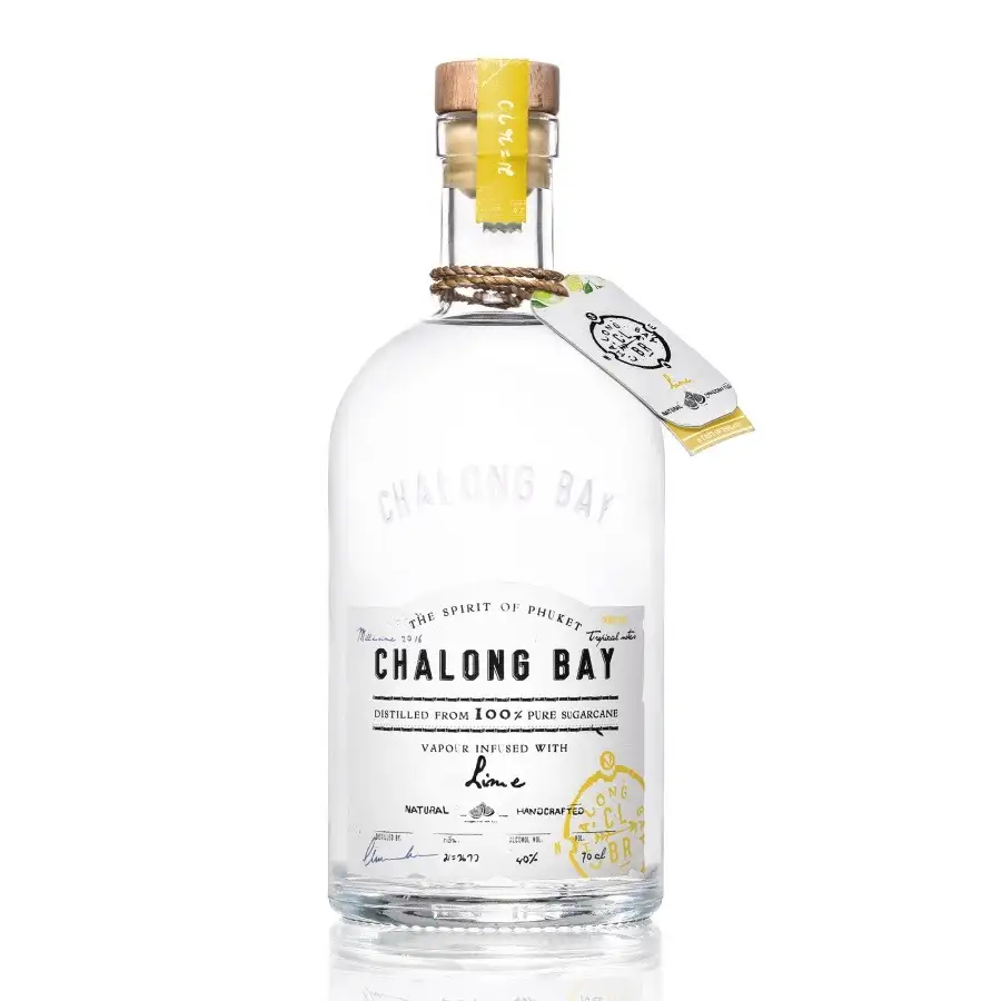 Bottle of Chalong Bay Distillery Infused Lime