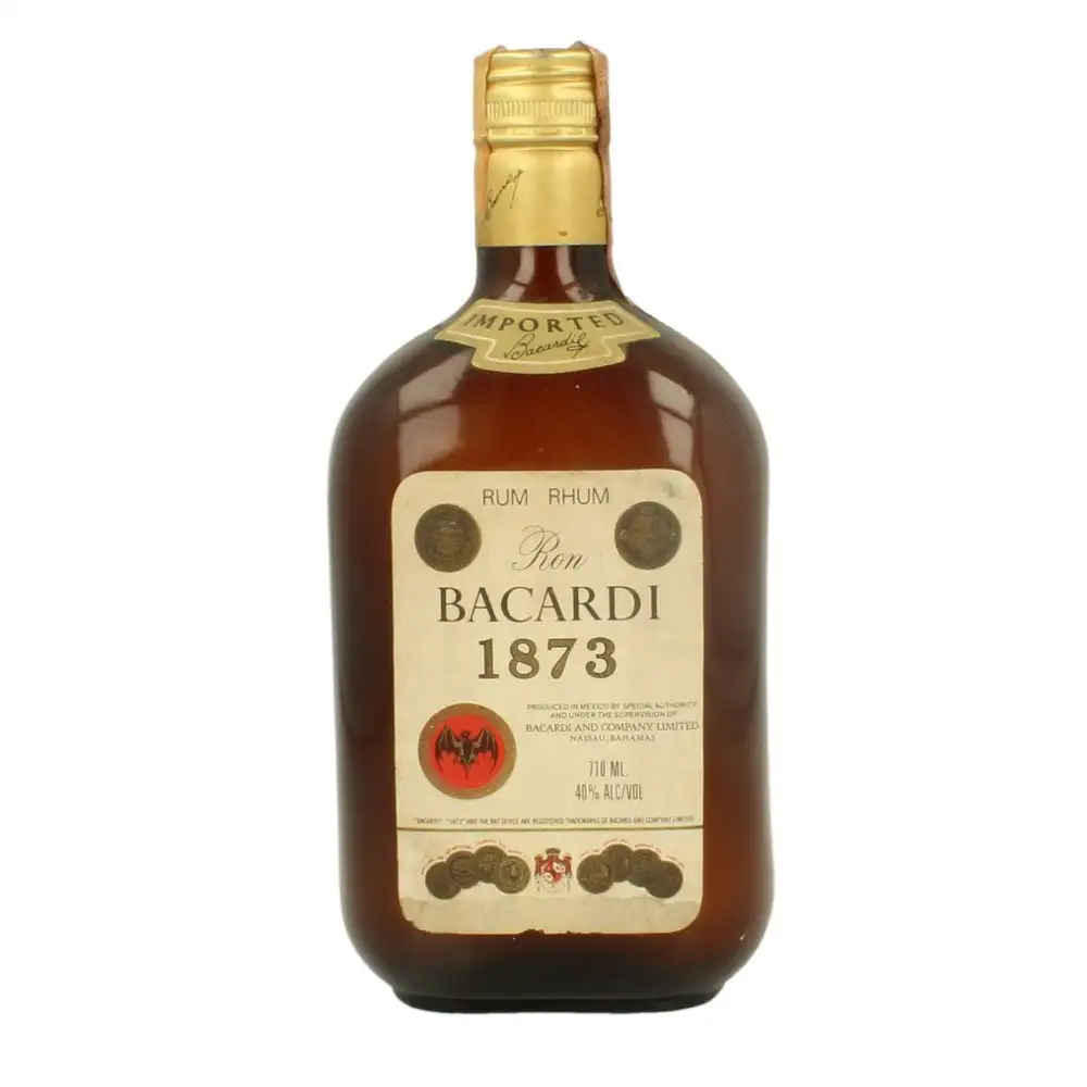 Bottle of Bacardi 1873