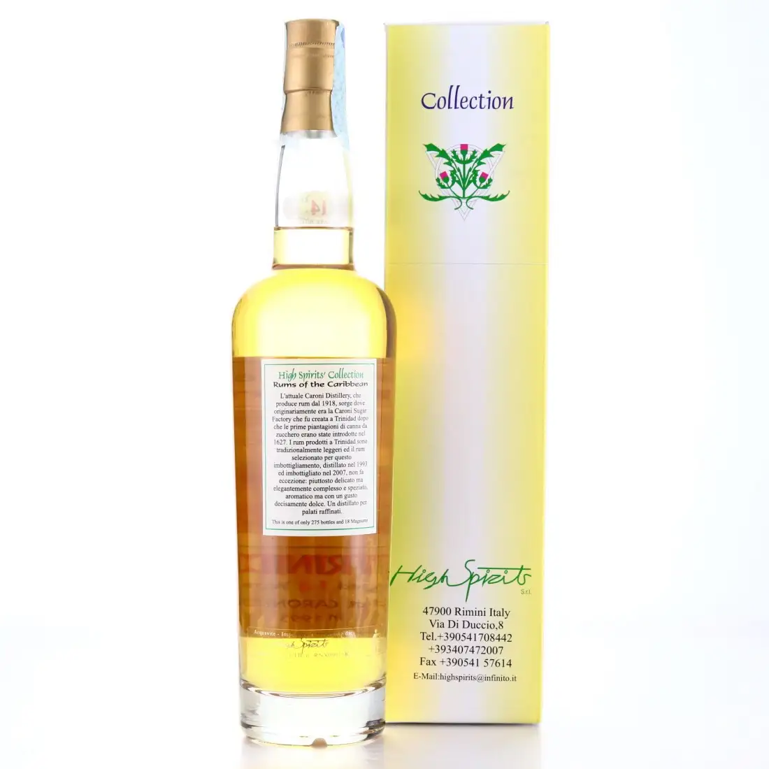 Hochauflösendes Bild von High Spirits Collection Caroni 1993