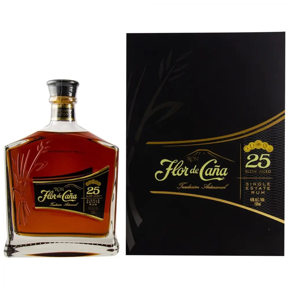 Bottle of Flor de Caña 25 Años