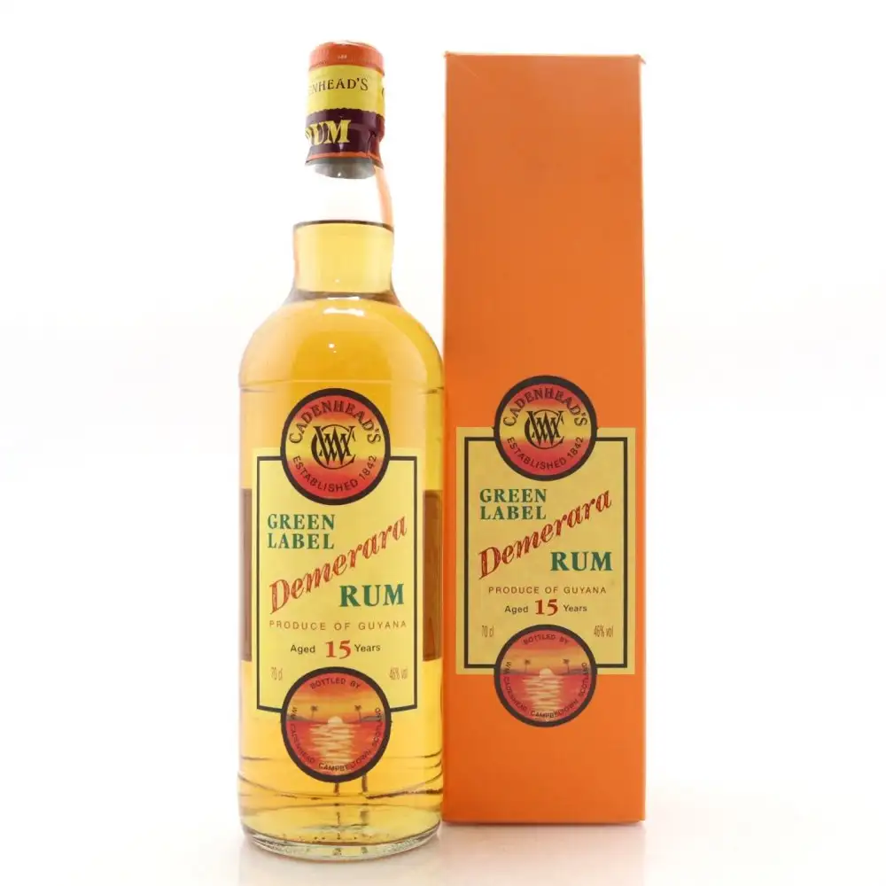 Bottle of Cadenhead‘s DDL Green Label