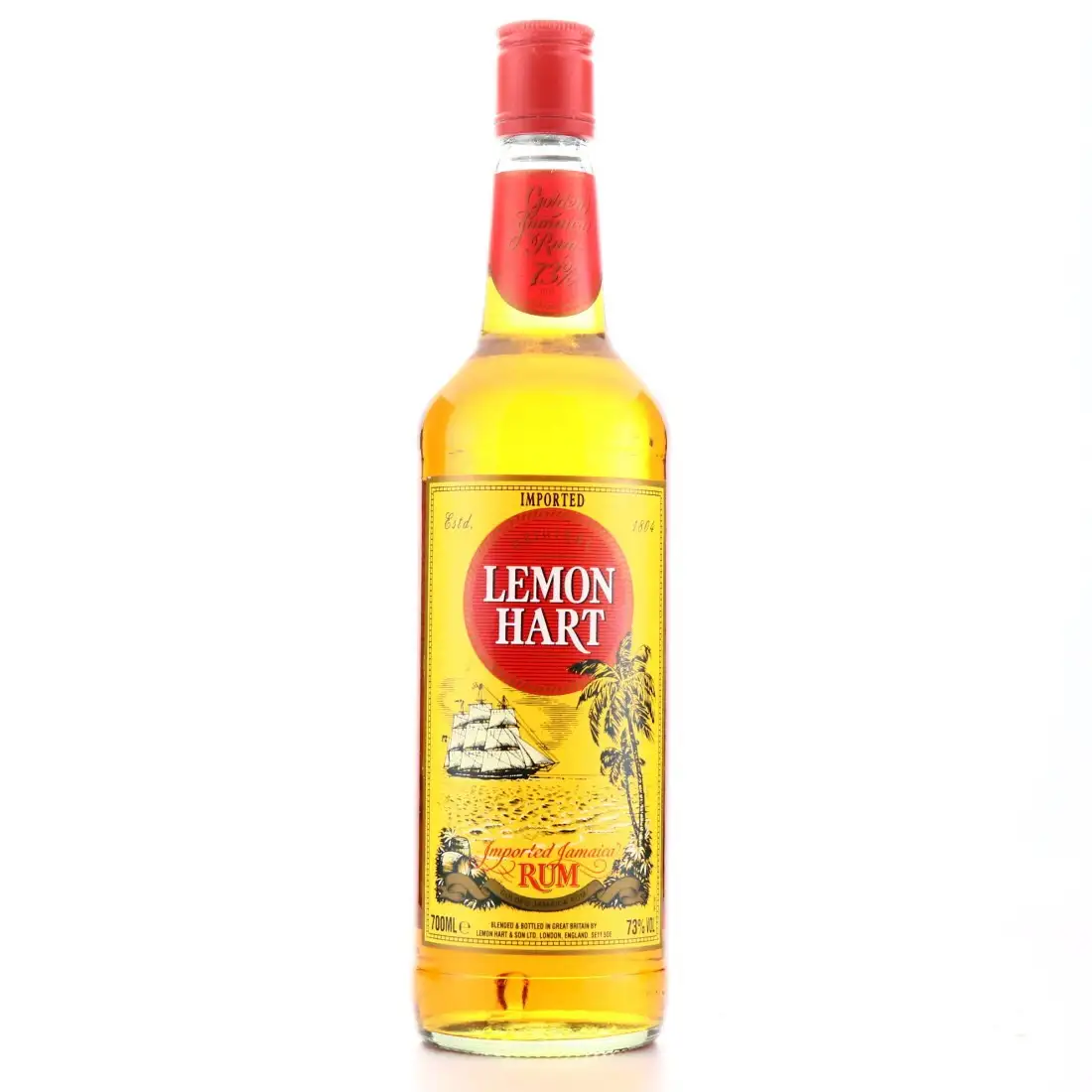 Bottle of Lemon Hart & Son Imported Jamaica Rum