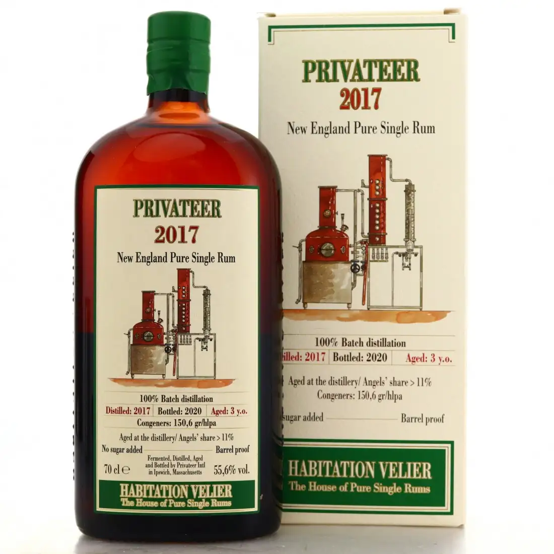 Bottle of Habitation Velier Privateer New England Single Rum 2017