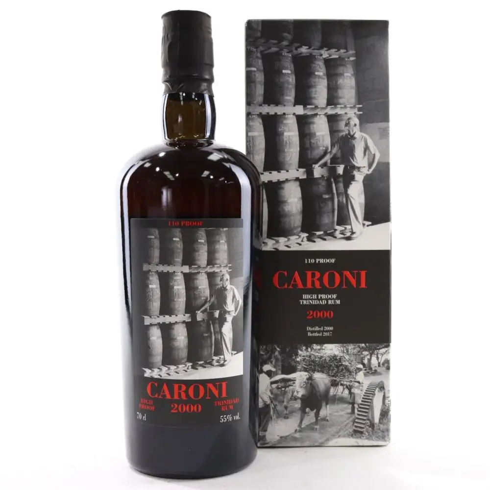Bottle of Velier Caroni High Proof Trinidad Rum (EU) HTR 2000