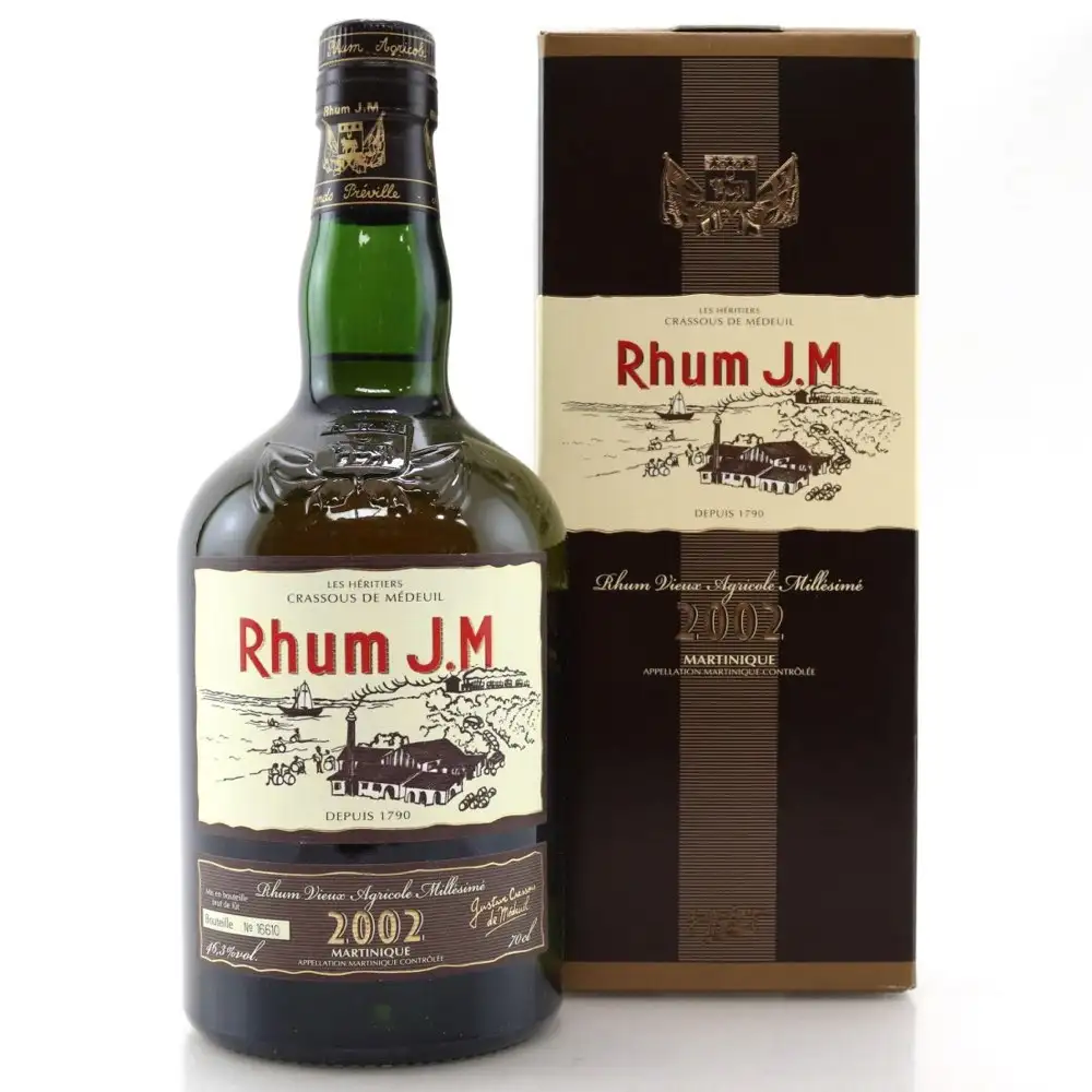 Bottle of Rhum J.M 2002