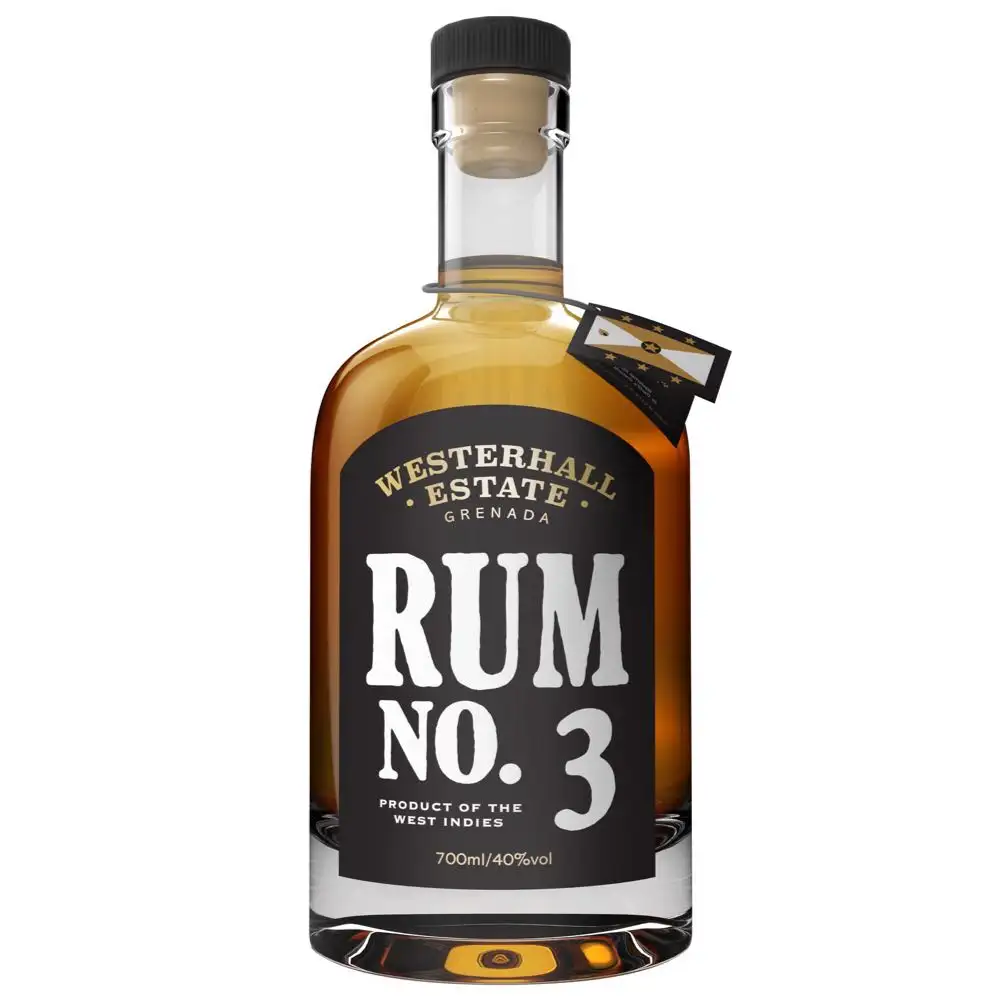 Bottle of Westerhall Estate Rum No. 3