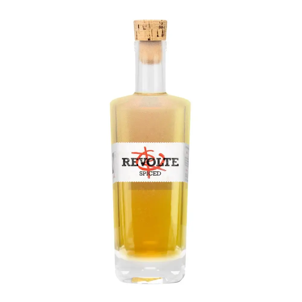 Bottle of Revolte Spiced Rum-Likör