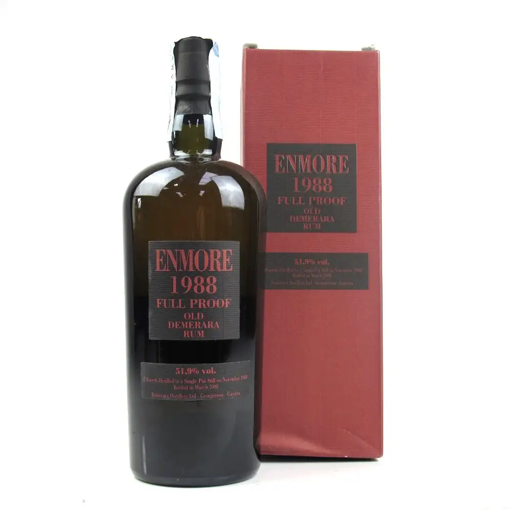 Bottle of Velier Enmore MEA 1988