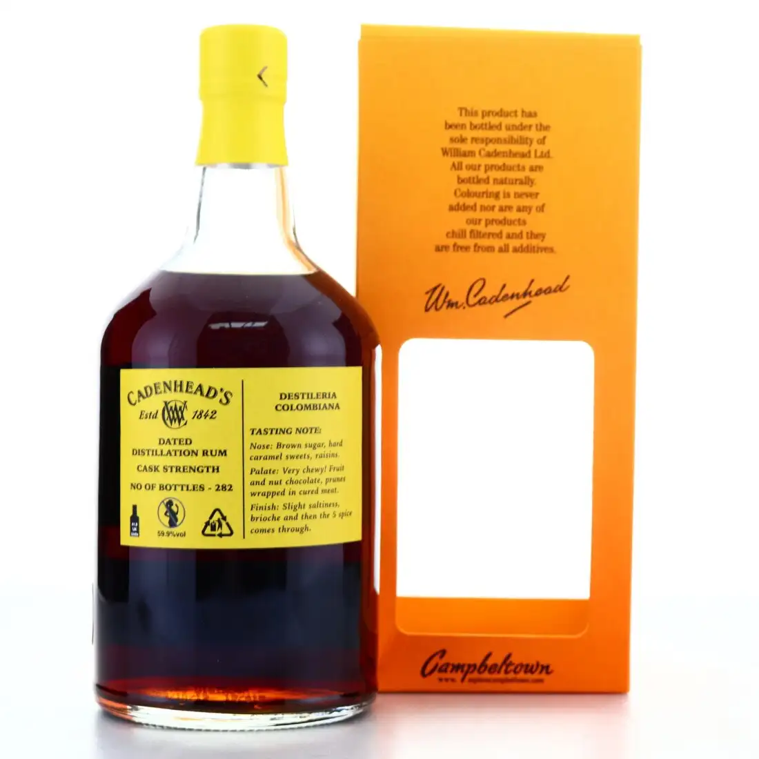 High resolution image of Cadenhead‘s Dictador 1980