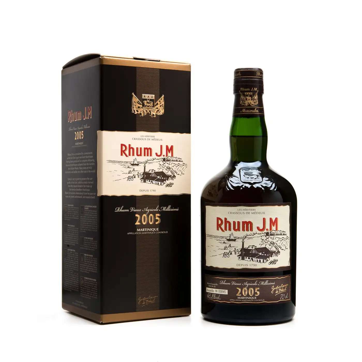 Bottle of Rhum J.M 2005