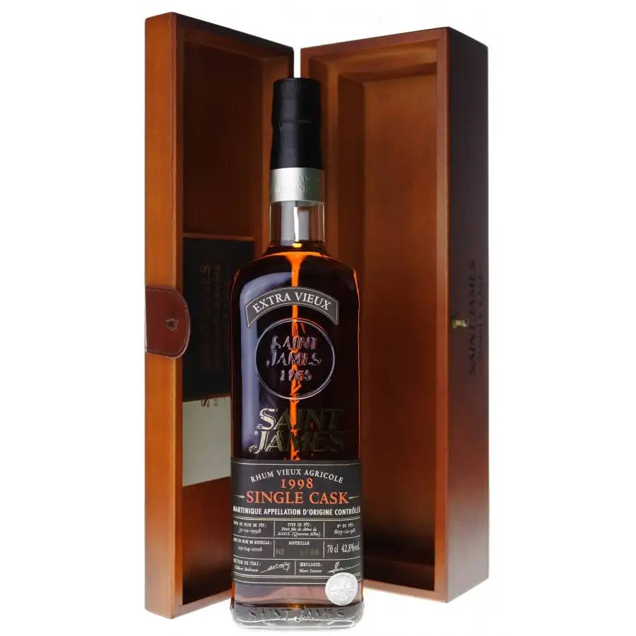 High resolution image of Saint James Single Cask 1998