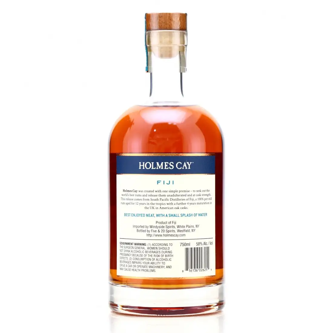 Bottle of Holmes Cay South Pacific 2004