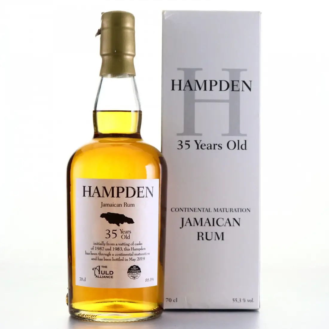Bottle of Corman Collins Hampden 35 Years Old HGML 1983