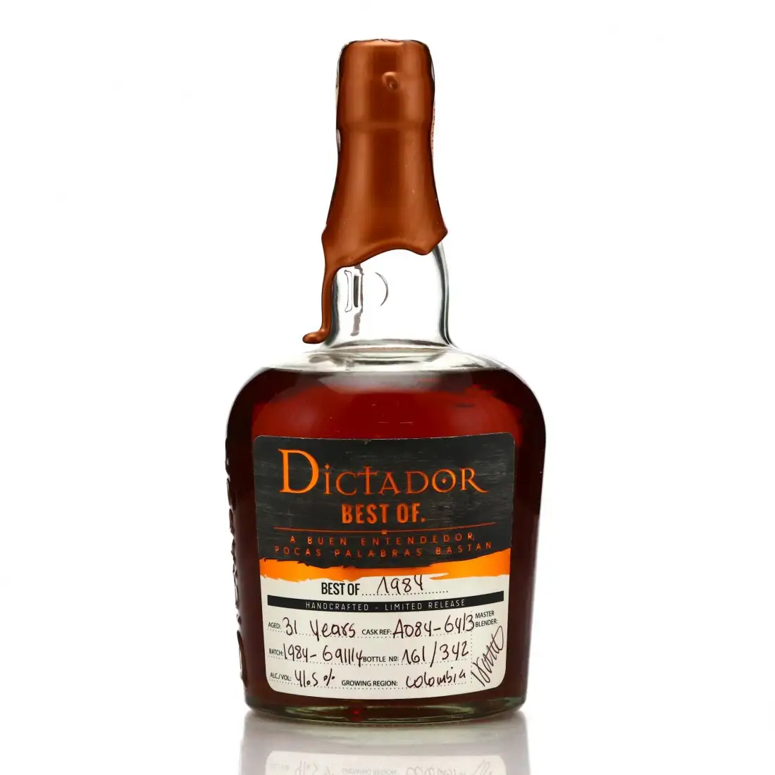 Bottle of Dictador Best of 1984