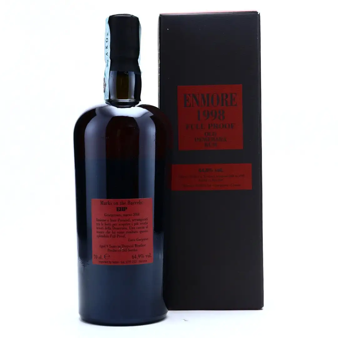 High resolution image of Velier Enmore Demerara Rum EHP 1998