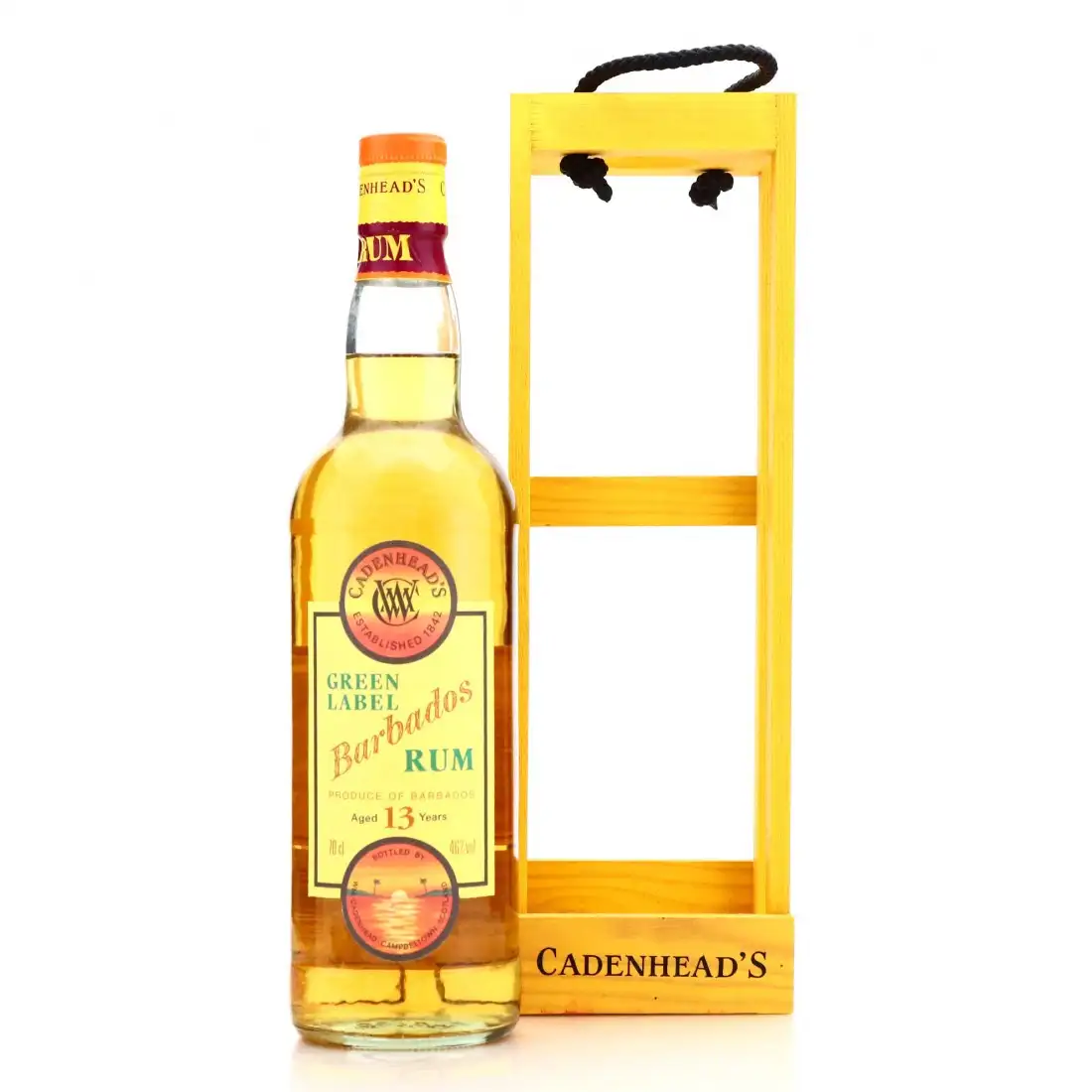 Bottle of Cadenhead‘s Rockley Green Label 1986