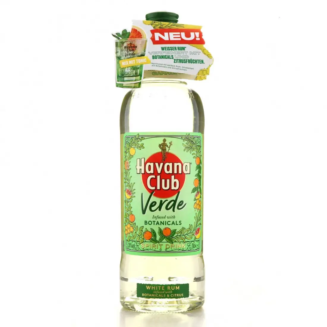 Bottle of Havana Club Verde
