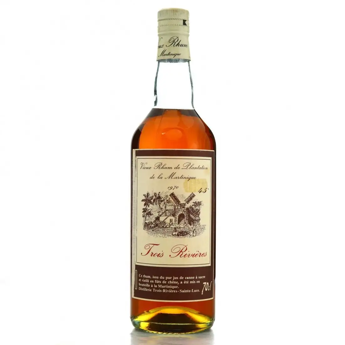 Bottle of Trois Rivières Millésime 1970