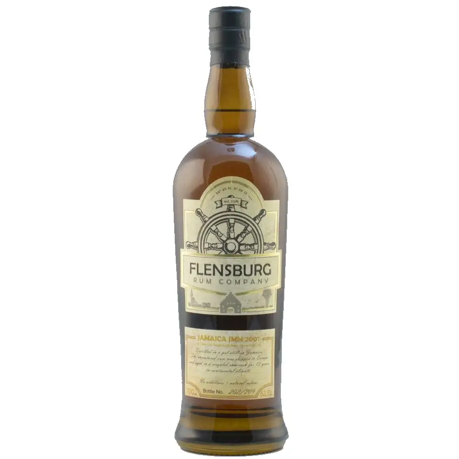 High resolution image of Clarendon Flensburg Rum Company Jamaica JMM 2007