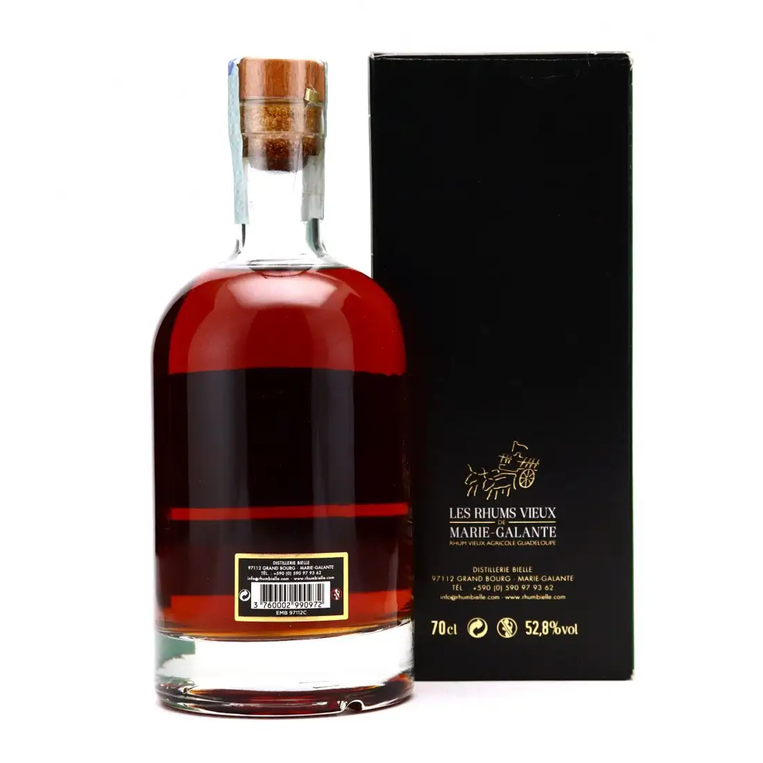 Hochauflösendes Bild von Bielle Rhum vieux de Marie-Galante 2003