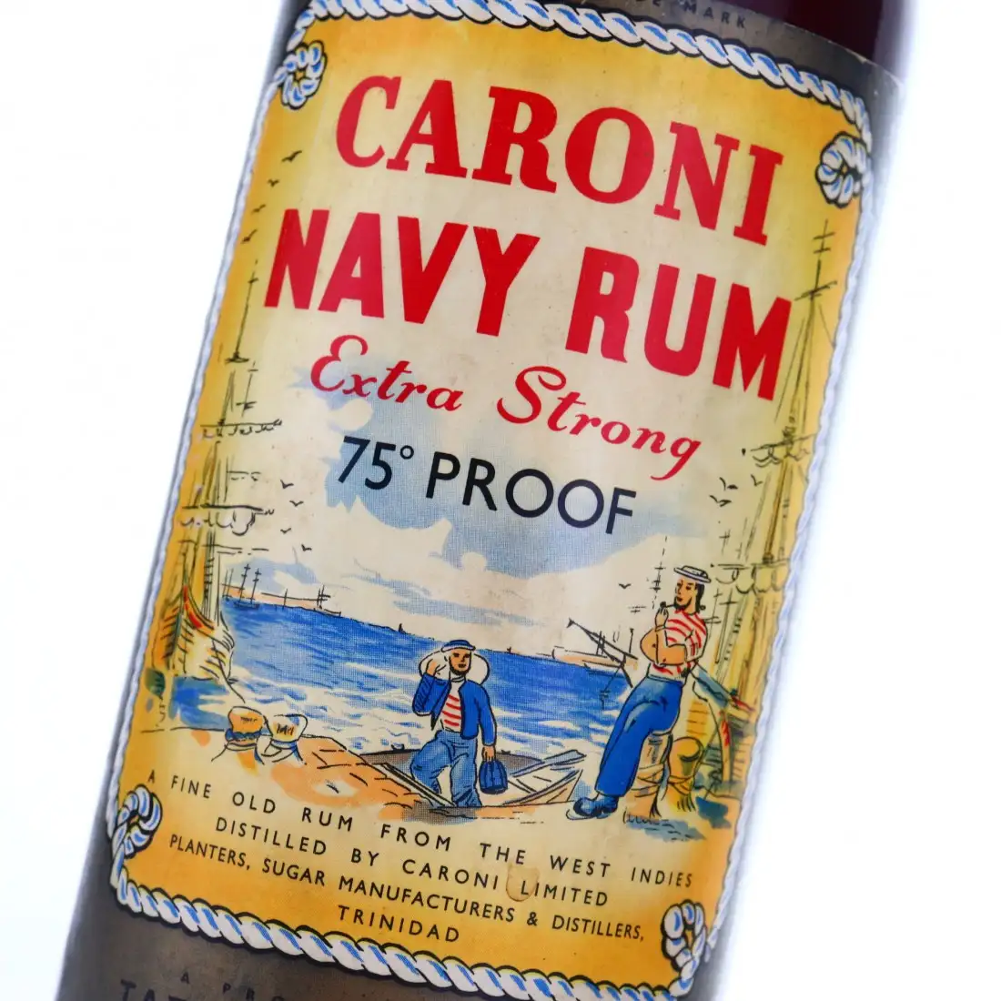 High resolution image of Tate &amp; Lyle Group Caroni Navy Rum Extra Strong 75 Proof