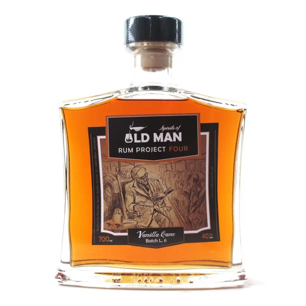 Bottle of Spirits of Old Man Rum Project Four Vanilla Cane