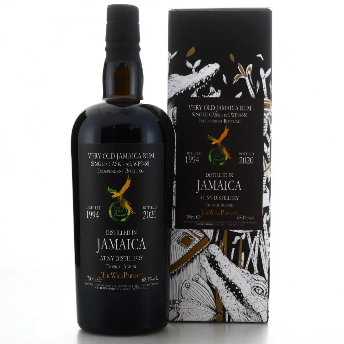 Bottle of The Wild Parrot New Yarmouth NY Distillery 1994