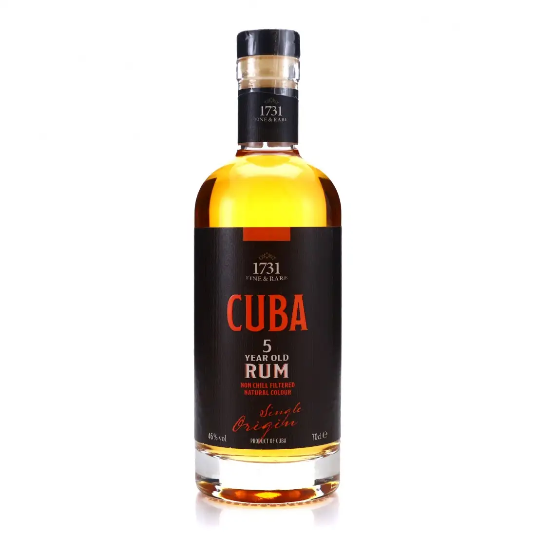 Bottle of 1731 Fine & Rare Cuba