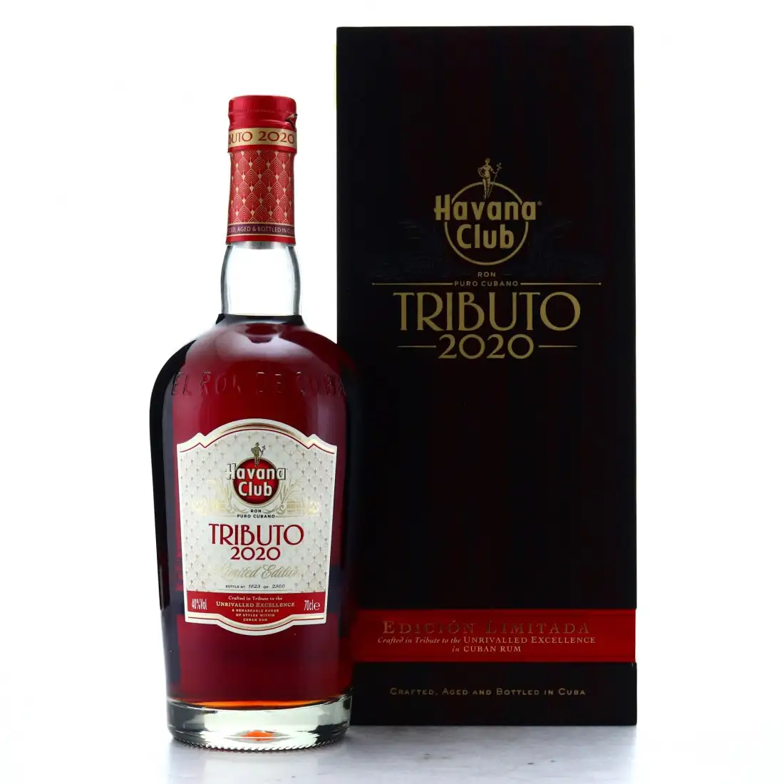 Bottle of Havana Club Tributo 2020