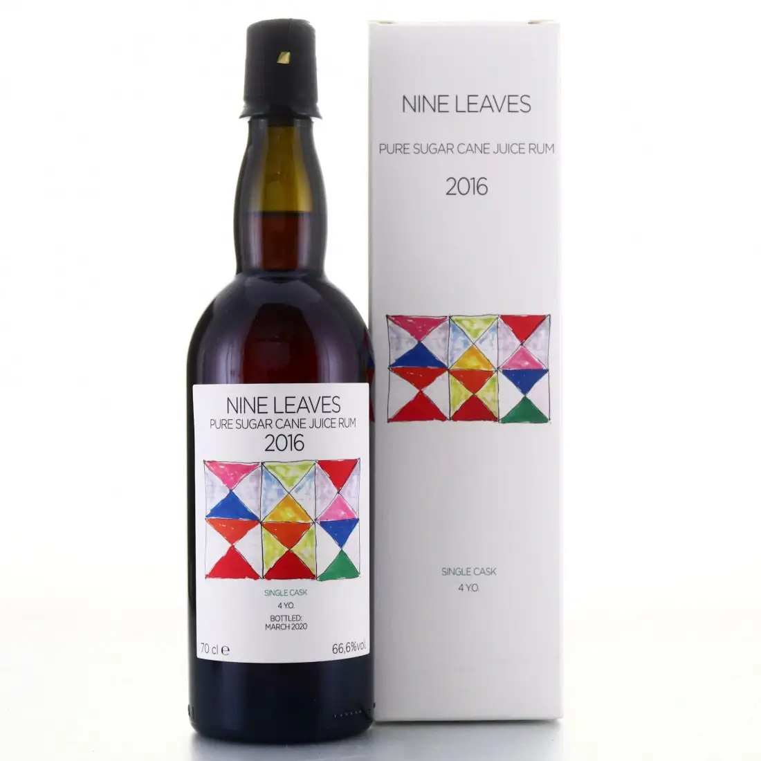 Bottle of Velier Nine Leaves Japoniani Pure Sugar Cane Juice Rum 2016