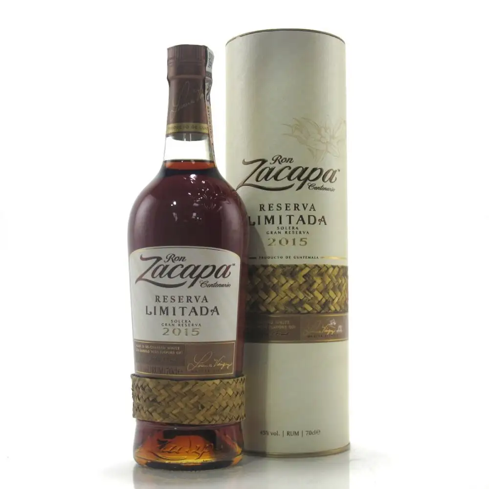 Bottle of Ron Zacapa Reserva Limitada 2015
