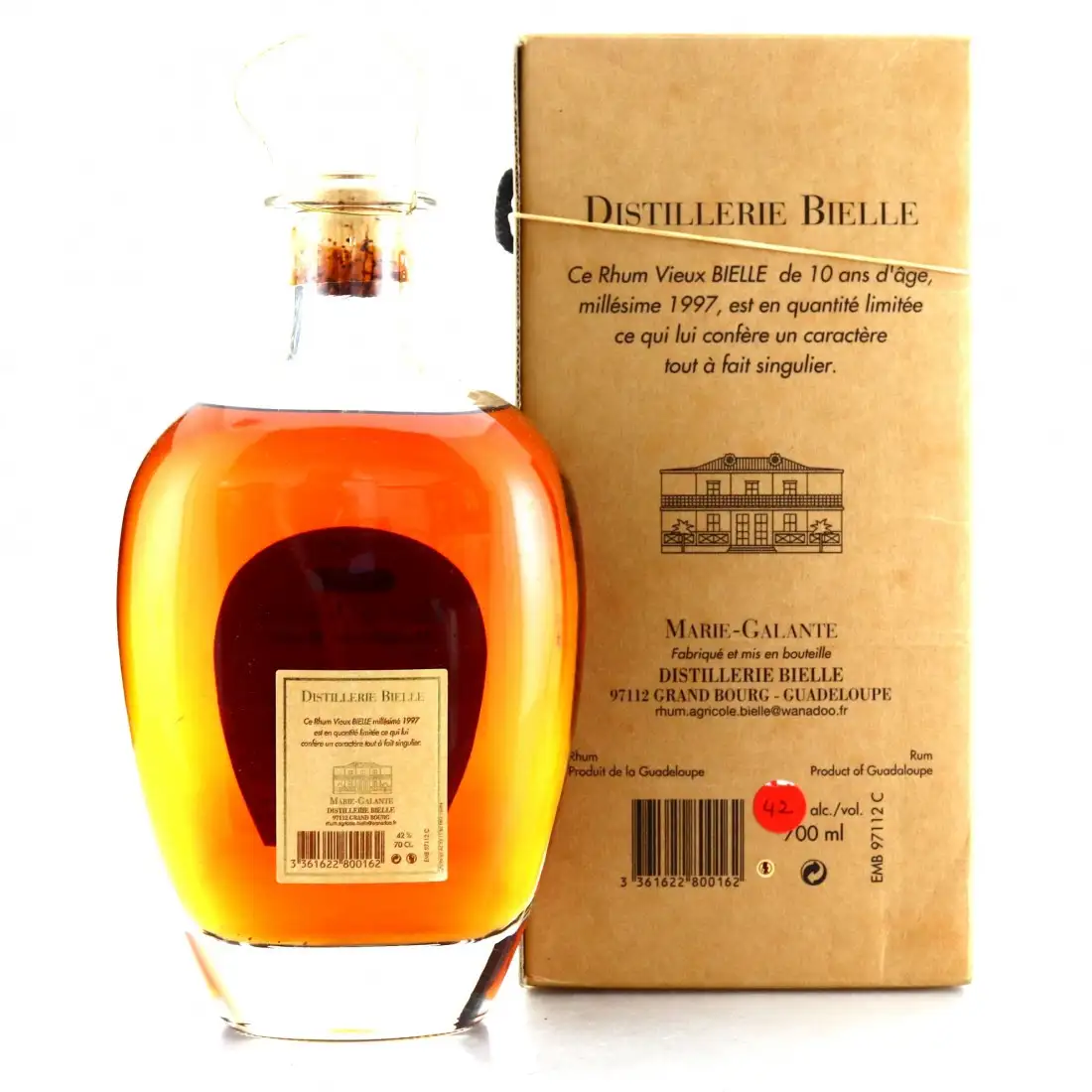 High resolution image of Bielle Rhum Vieux 1997
