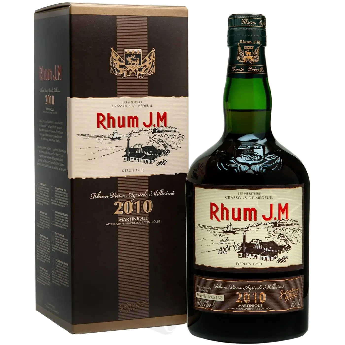 Bottle of Rhum J.M 2010