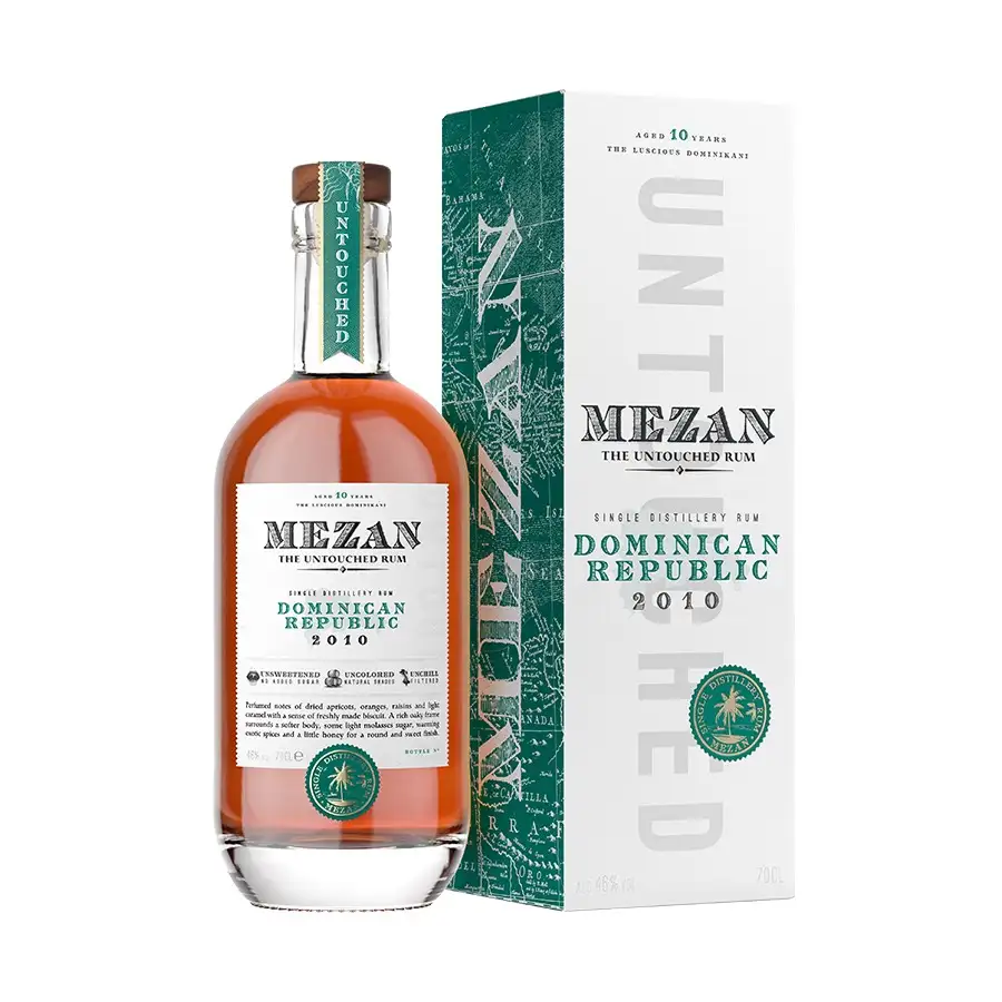 Bottle of Mezan Dominican Republic 2010