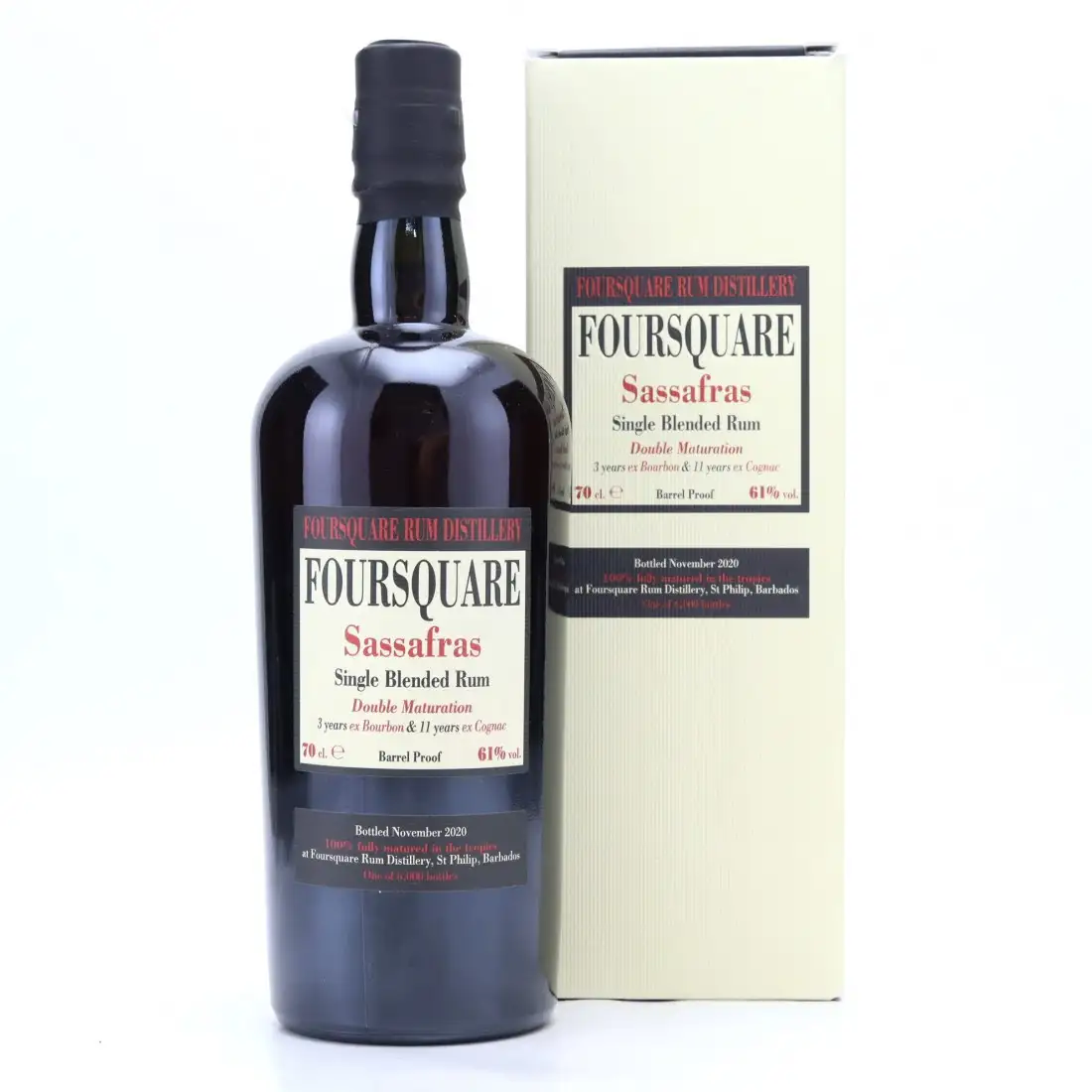 Bottle of Velier Foursquare Sassafras 2006