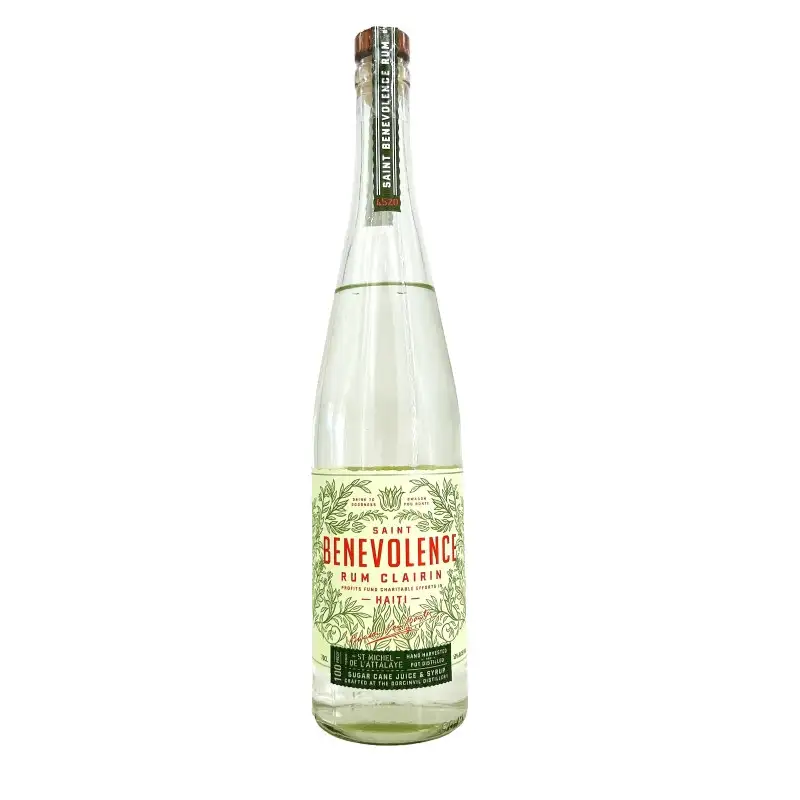 Bottle of Dorcinvil Distillery Saint Benevolence Clairin