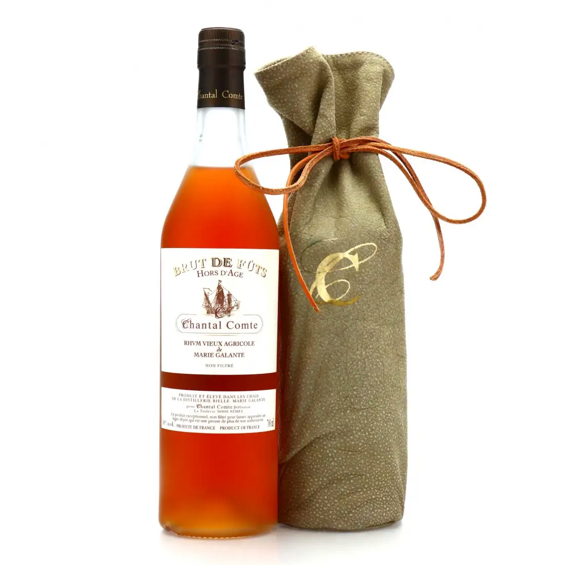 Bottle of Rhum Chantal Comte Bielle Brut de Fûts Rhum Vieux Agricole de Marie Galante