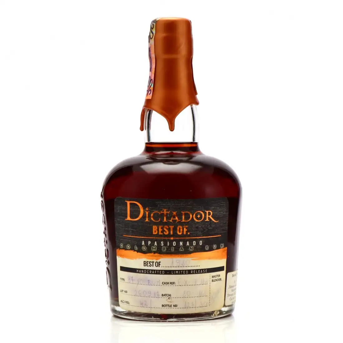 Bottle of Dictador Best of 1980