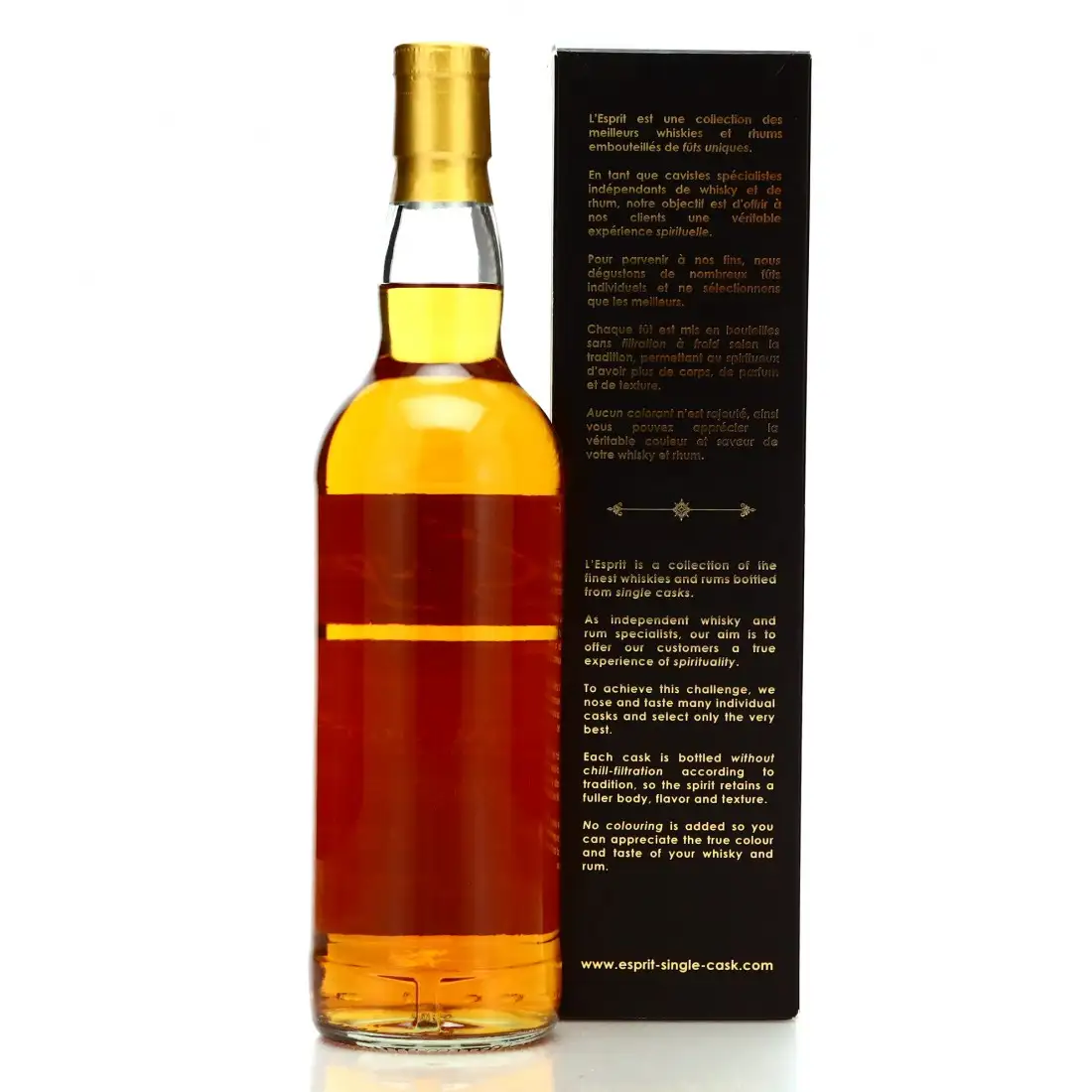 High resolution image of Whisky &amp; Rhum Uitvlugt L‘Esprit 1999