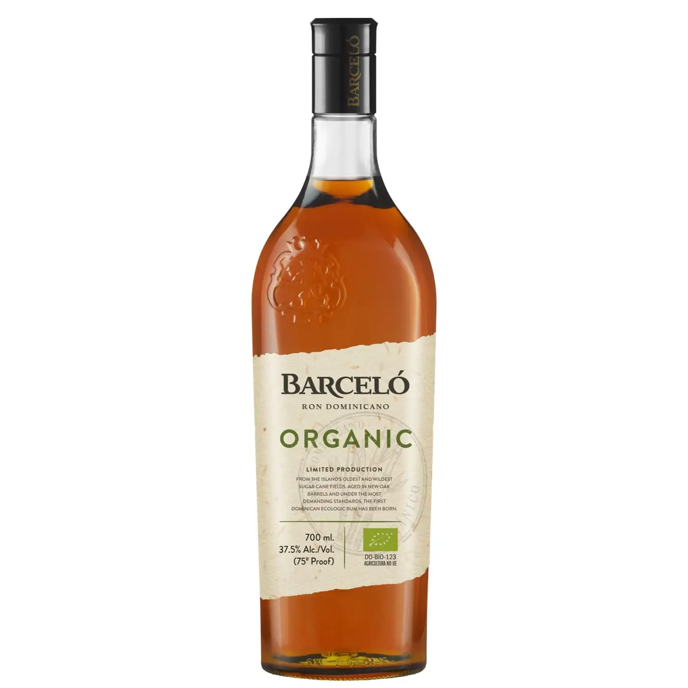Bottle of A.F.D. Ron Barceló Organic