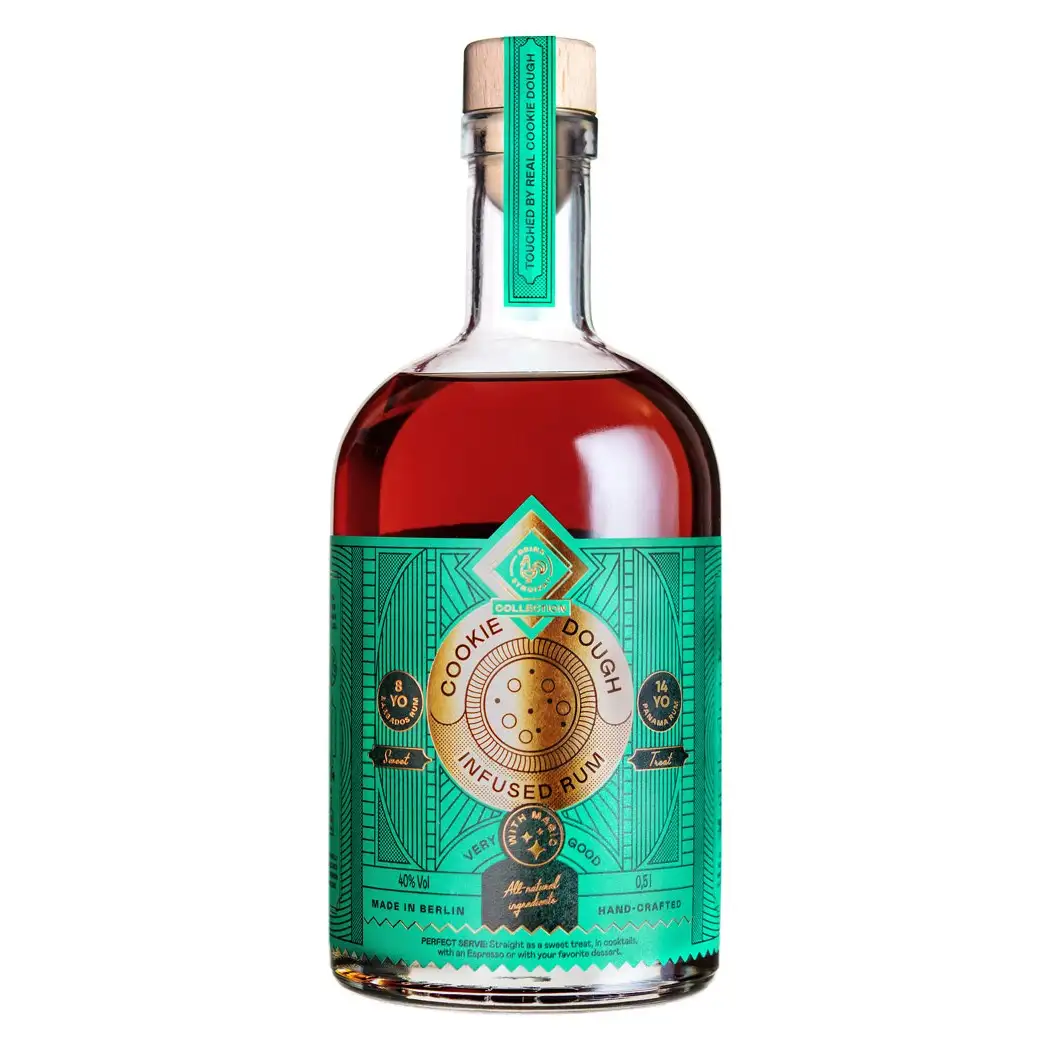 Bottle of N. Kröger Drink Syndikat Cookie Dough Infused Rum