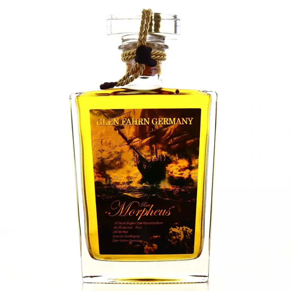 Bottle of Glen Fahrn Rum Morpheus
